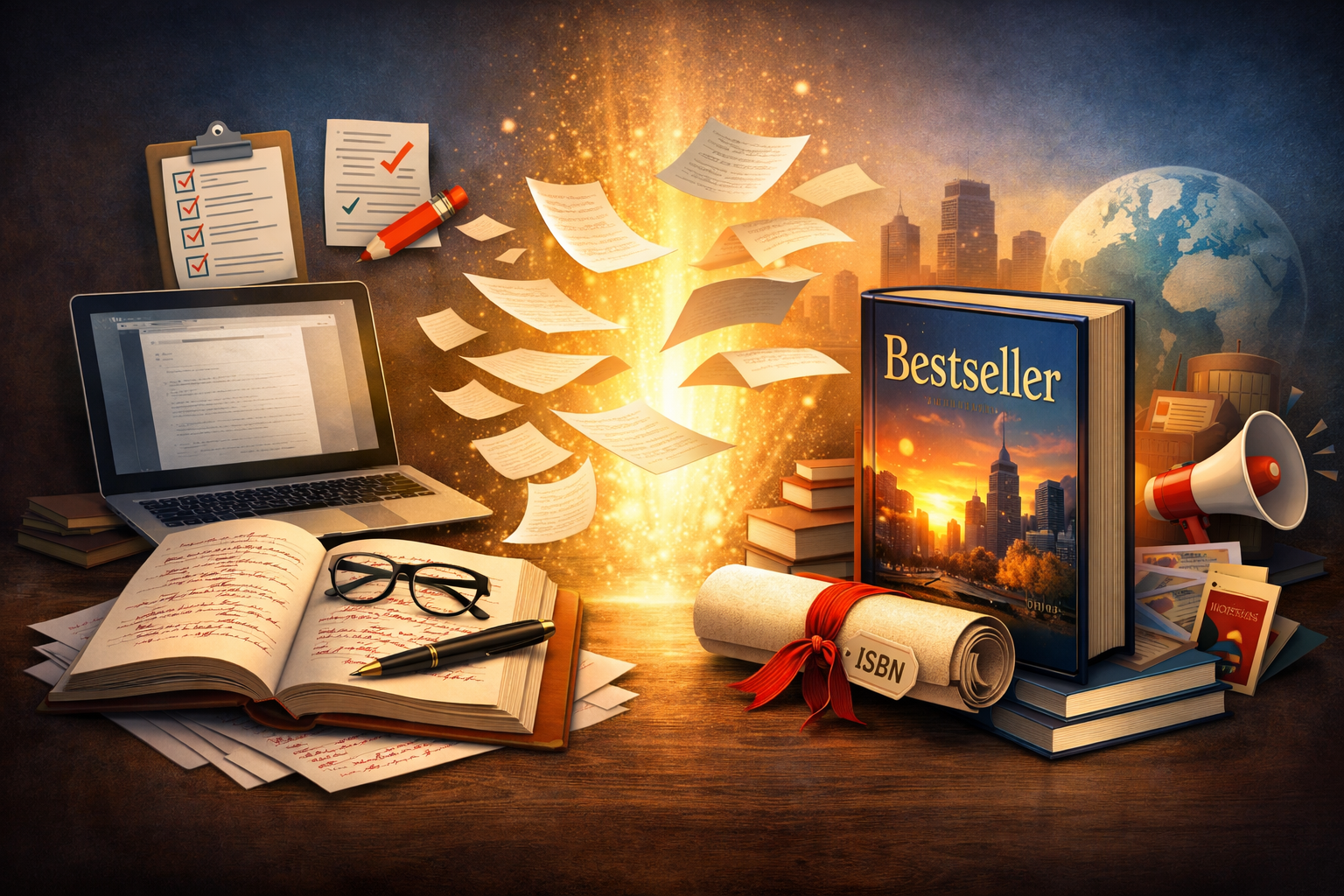 book publishing process from manuscript to masterpiece