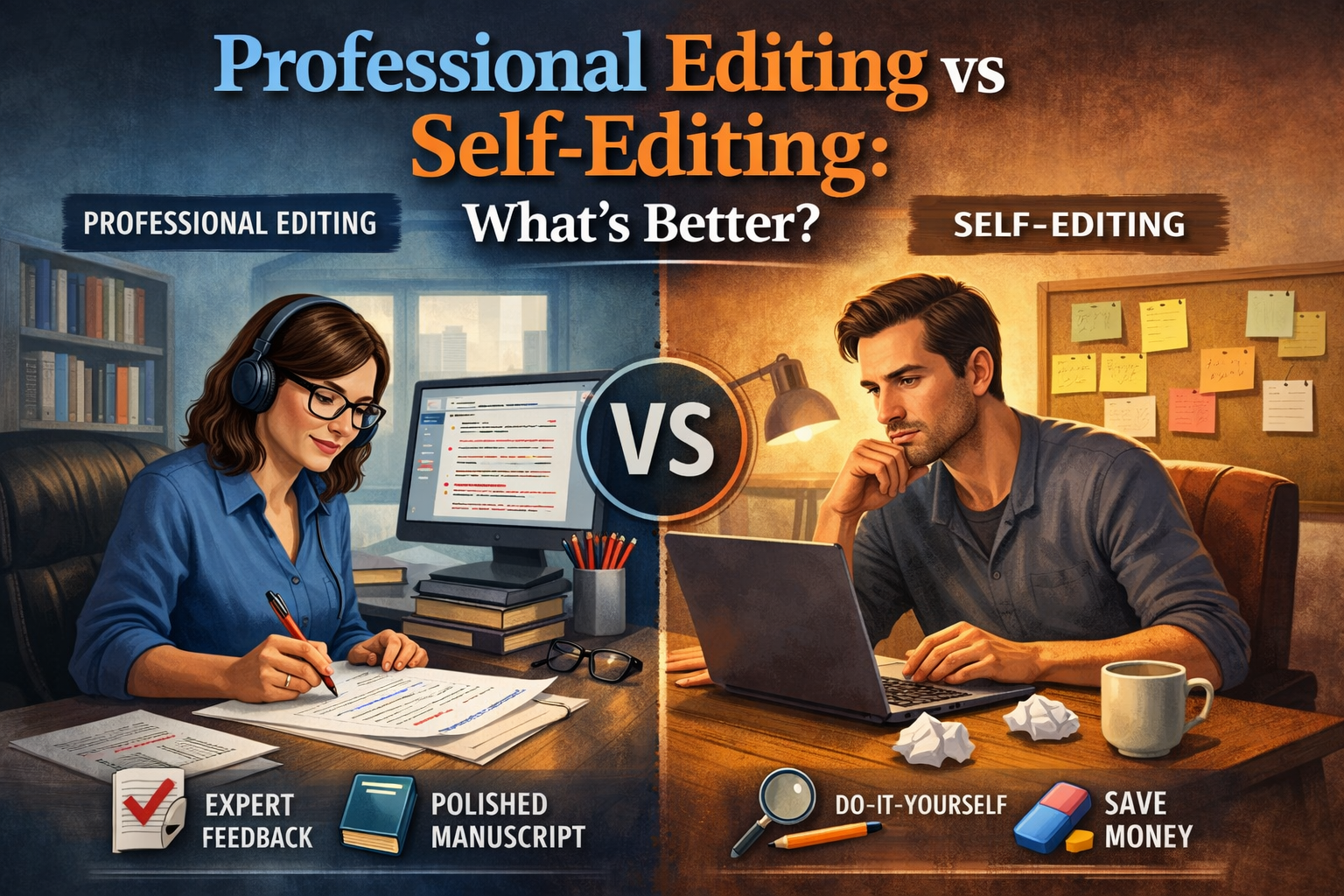 Professional Editing vs Self-Editing: What’s Better?