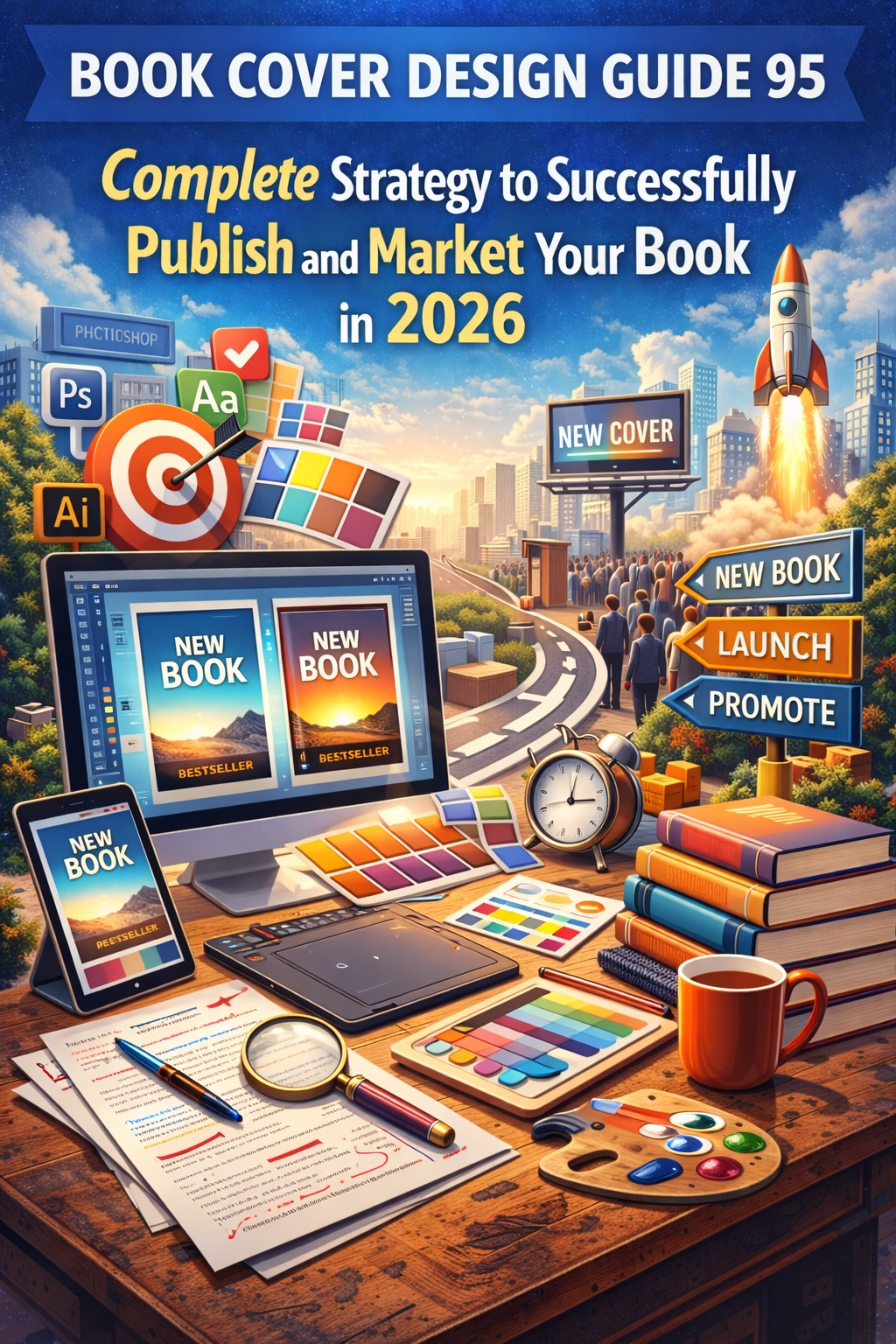 Book Cover Design Guide 95: Complete Strategy for 2026