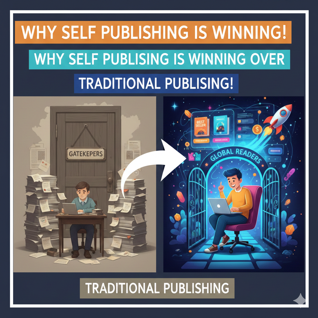 Why Self Publishing Is Winning Over Traditional Publishing
