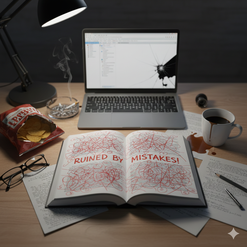 Editing Mistakes That Ruin New Authors’ Books