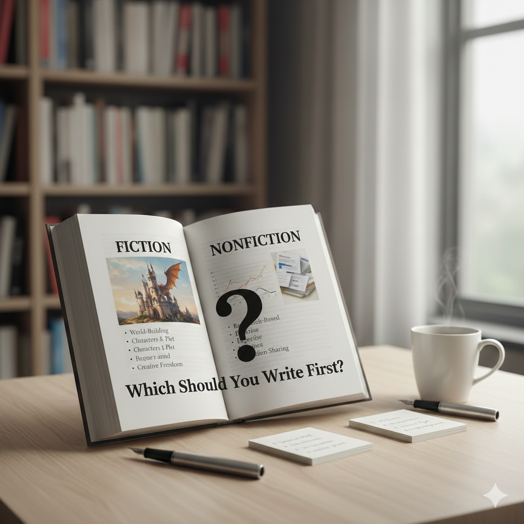 Fiction vs Nonfiction: Which Should You Write First?