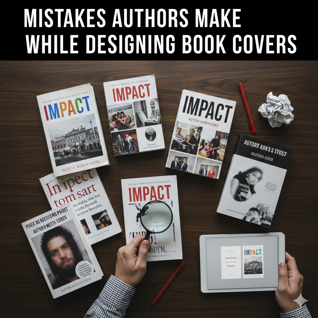Mistakes Authors Make While Designing Book Covers