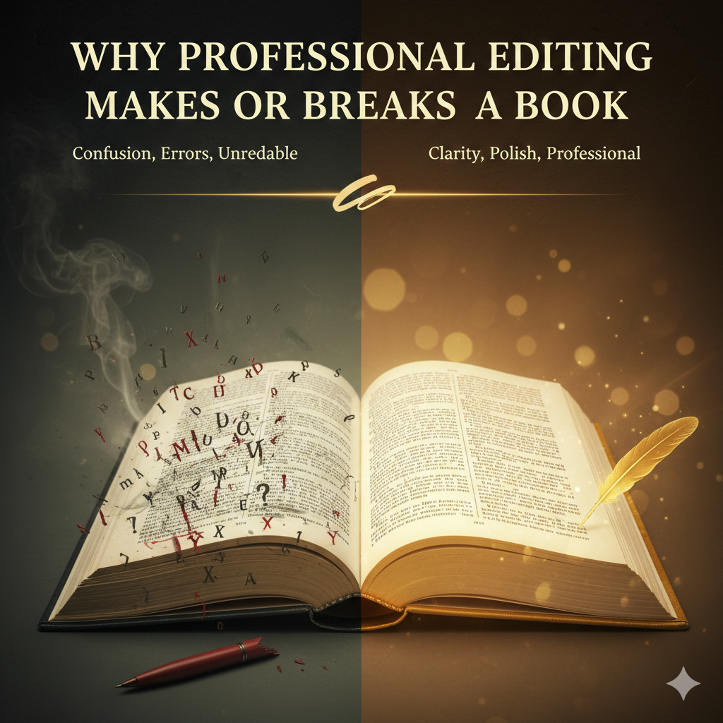 Why Professional Editing Makes or Breaks a Book