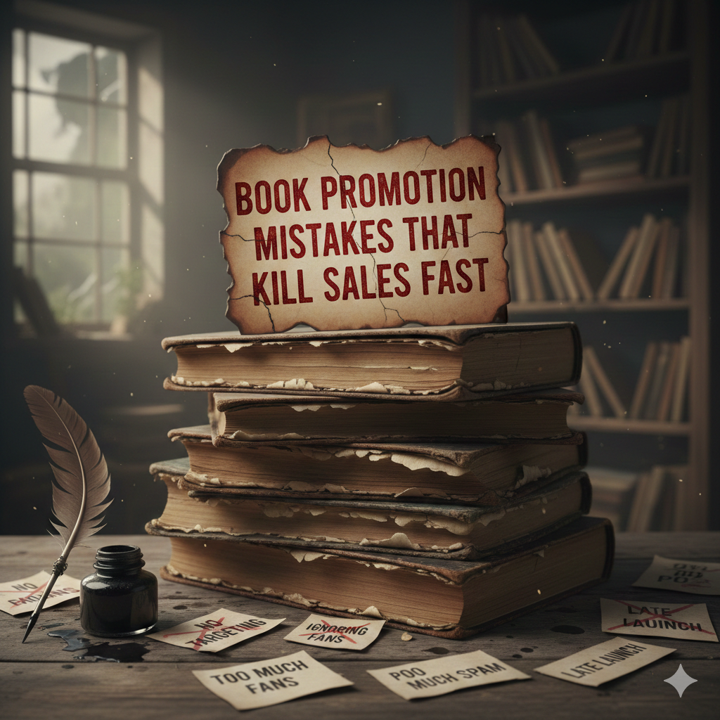 Book Promotion Mistakes That Kill Sales Fast