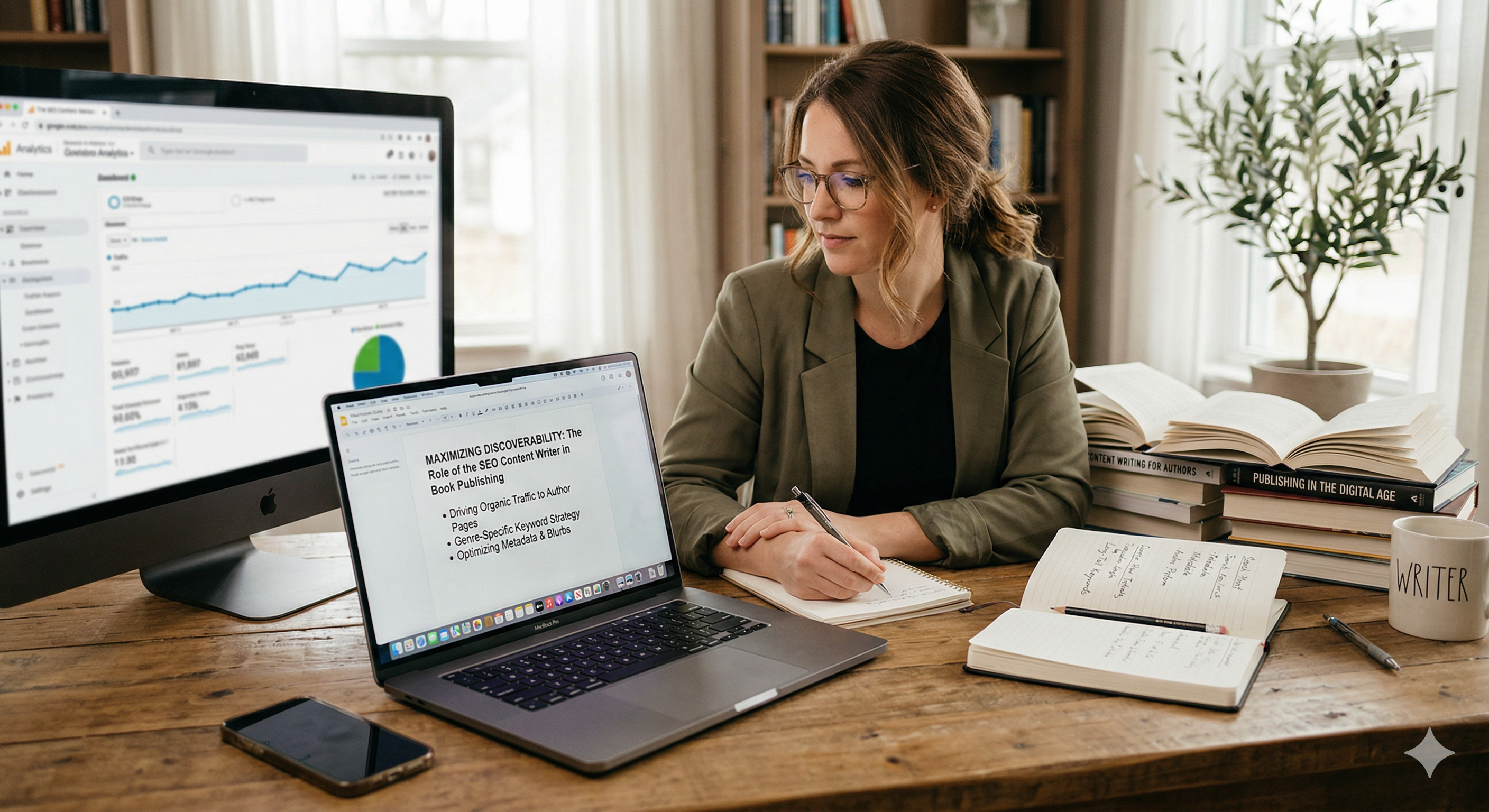 SEO content writer for book publishing